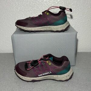 Merrell Kids Burgundy Teal Trail Sneakers